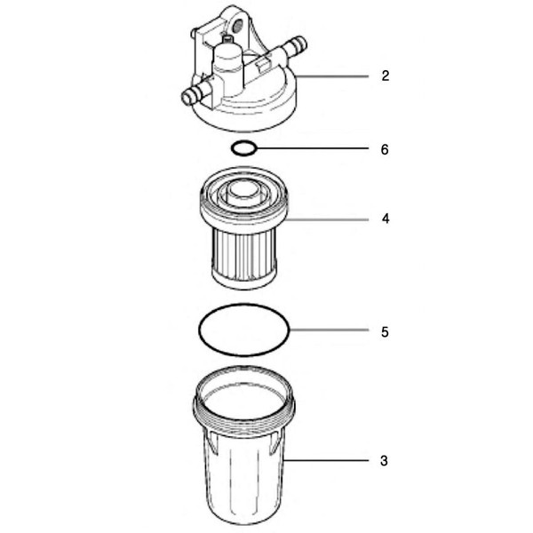 Filtre à carburant 35 x 67 mm / LS i285 / LS R28i / 40052822 / MM32088601 / 40049406