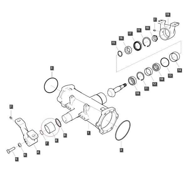Gleitbuchse / LS MT 3.40 / LS PLUS70 / LS PLUS80 / LS PLUS90 / A5000222 / Nr. 40052998