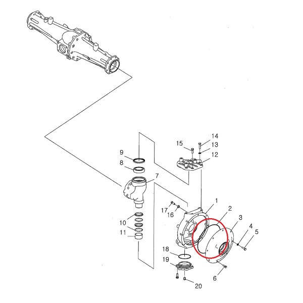 O-krúžok koncového prevodu / č. 40060839 / Traktor LS