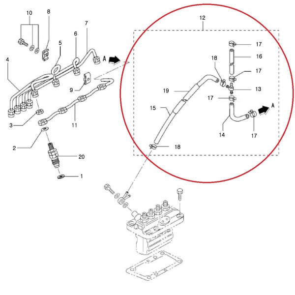 Cable / Tractor LS / N.° 40109262