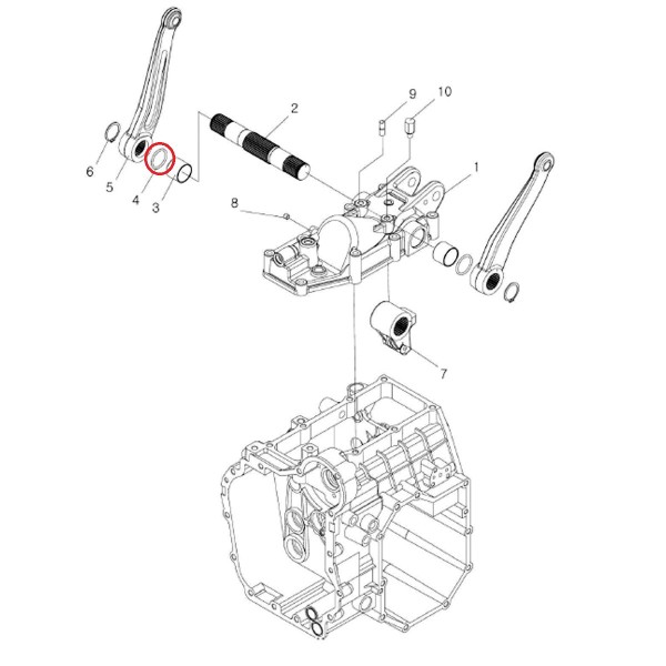 Oring 34,7 x 3,5 mm / Tracteur LS 40116562