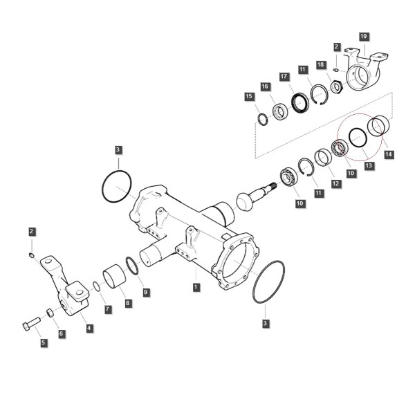 O-krúžok 84,40 x 4,10 mm / LS XJ25 / LS MT3,35 / LS MT3,40 / LS MT3,50 / LS MT3,60 / S802085010 / 40117144