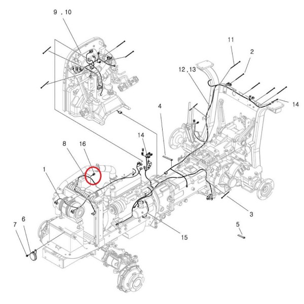 Hlavní pojistka / č. 40186104 / LS Traktor