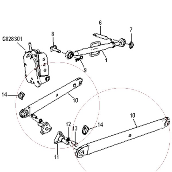 Cięgło Dolne / nr 40210438 / LS Tractor / ramię podnośnika, lasza | Traktor.com.pl