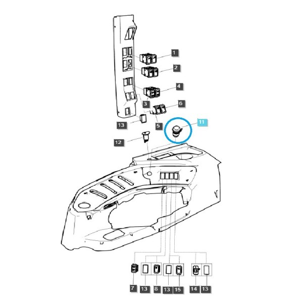 PTO/PTO switch / LS PLUS 70 / LS PLUS 80 / LS PLUS 90 / 40195544