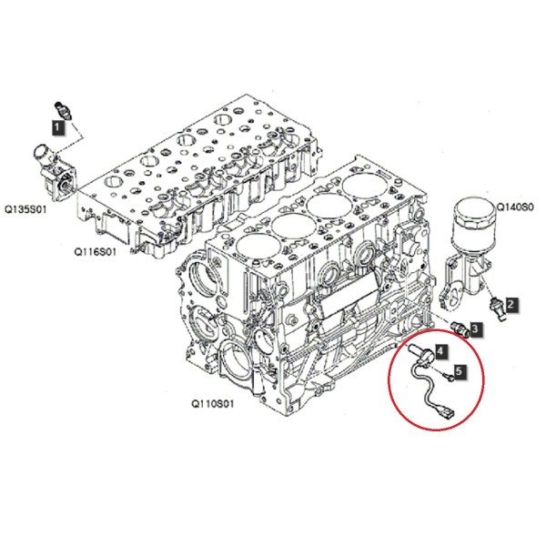 Snímač kľukového hriadeľa / LS PLUS 70 / LS PLUS 80 / LS PLUS 90 / 500374763 / 40199009