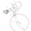 Muffler Pipe No. 40200488 LS Tractor