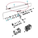 Łącznik wałka napędu 4WD / LS PLUS / LS Tractor / 40214641 | Traktor.com.pl