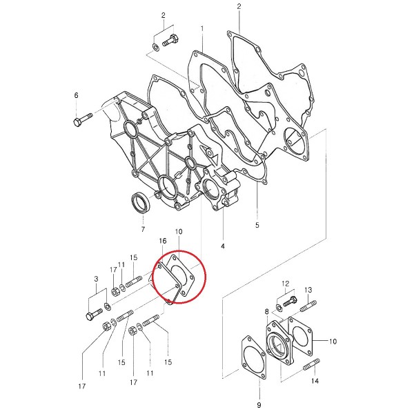 Joint pour bouchon / LS XJ25 / 30A1100101 / no. 40223731
