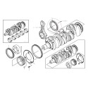 Tesniaci krúžok kľukového hriadeľa / LS PLUS 70 / LS PLUS 80 / LS PLUS 90 / 504180969 / 504014232 / 40199025 / č. 40235981