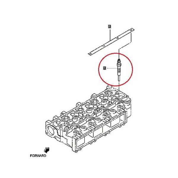Žhavicí svíčka / č. 40236677 / LS Traktor