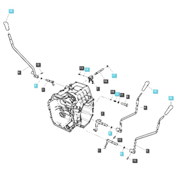 PTO/PTO hriadeľ / LS XJ 25 / TRG291 / 40288608