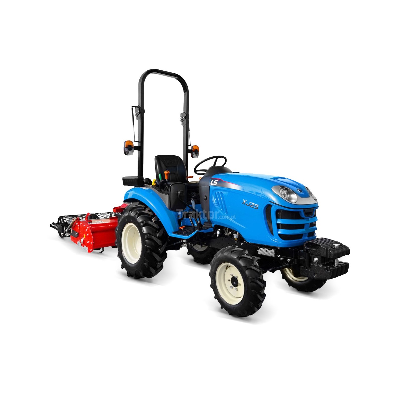 LS-Traktor XJ25 MEC mit einer 4FARMER-Trennfräse