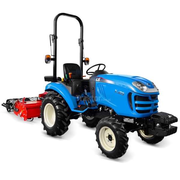 LS Tractor XJ25 MEC with a 4FARMER separation tiller