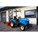 Tracteur LS XJ25 MEC avec un motoculteur de séparation 4FARMER