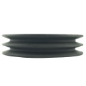 Polea 155 x 60 x 35 mm, 2 correas A13 para trituradoras