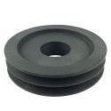 Polea 155 x 47 x 35 mm, 2 correas A13 para trituradoras
