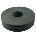 Polea 155 x 47 x 35 mm, 2 correas A13 para trituradoras