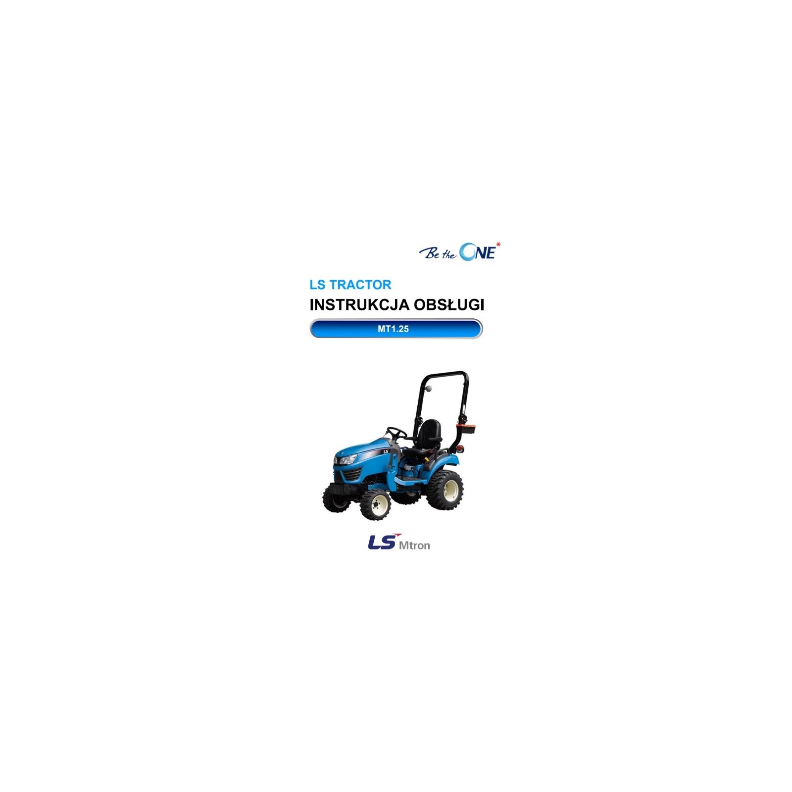 Příručka k traktoru LS Tractor MT1.25