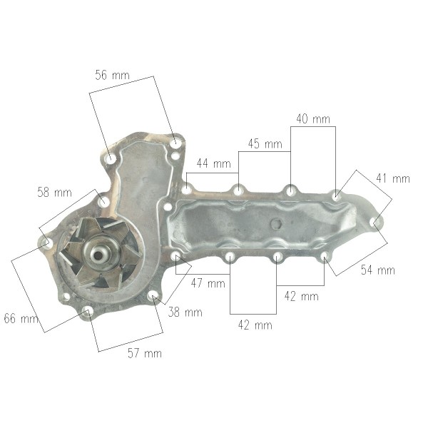 Wasserpumpe Kubota 15221-73030, 15521-73030, 16412-73030