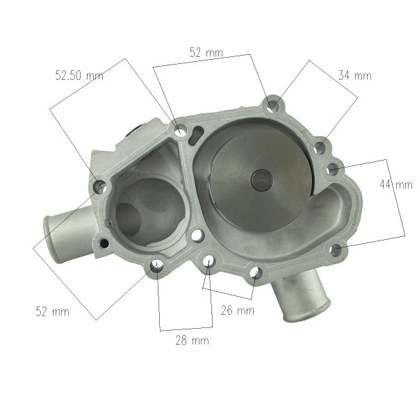 Shibaura Water Pump - 2-válcový motor