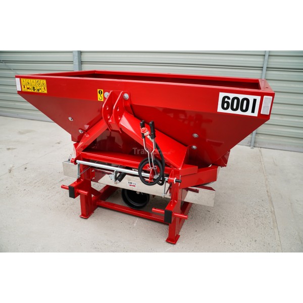 Rozsiewacz dwutarczowy jednozasypowy Tytan 600 Strumyk | Traktor.com.pl