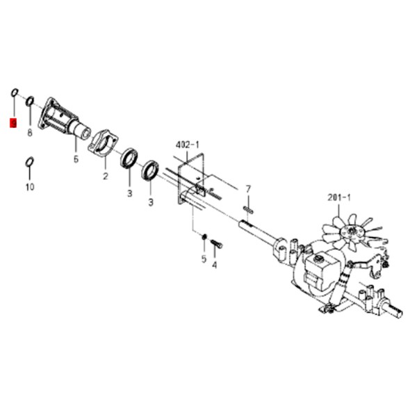 Pierścień segera Iseki SXG / TG / 1725-218-006-00 | Traktor.com.pl