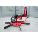 Single-rotor hydraulic branch sweeper Z980/1 Lisicki