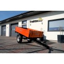 Einachsiger Agraranhänger 1,5T mit Bremse und Kipper 4FARMER
