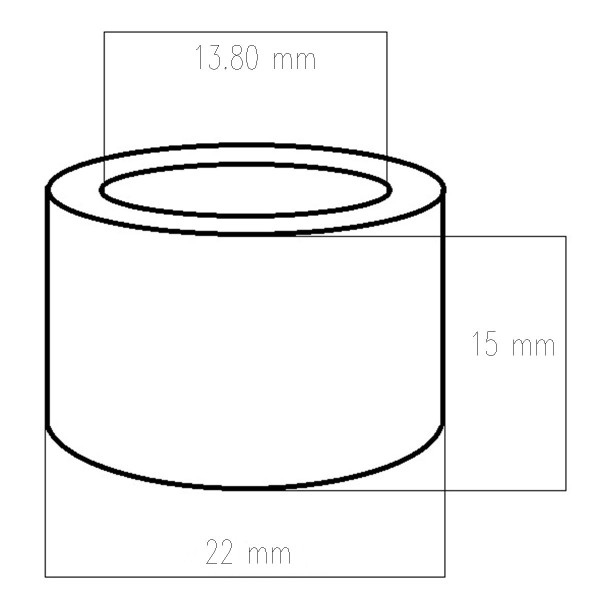 Puzdro M12 / 15 mm / nože typu Y cepovej kosačky EF / EFG / VF / EF