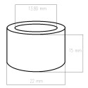 Pouzdro M12 / 15 mm / nože typu Y cepové sekačky EF / EFG / VF / EF