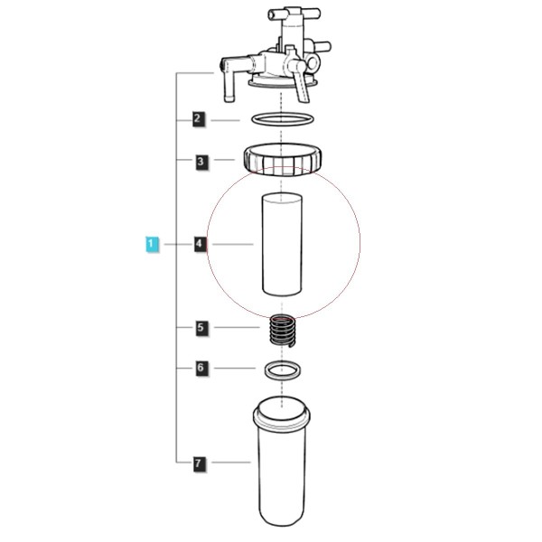 Kraftstofffilter / MT1.25 // TRG010 / 40420959 / 40358122