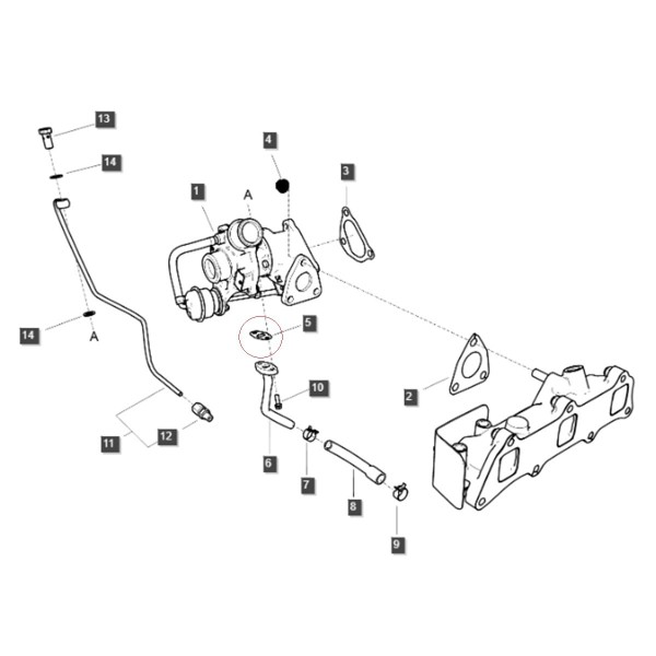 Gumička / Ø 14 mm / LS R41 / LS R43 / LS MT3.35 / LS MT3.40 / LS MT3.50 / LS MT3.60 / EGQ150 / nr 40265778