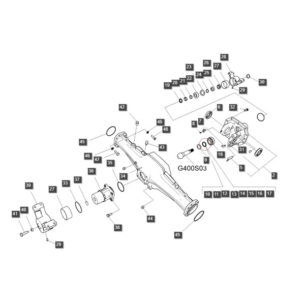 Dištančná podložka / A0870453 / Ls Traktor č.40034850