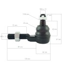Extremo de varilla / 130 mm / Derecha / LS MT3.35 / LS MT3.40 / LS MT3.50 / LS MT3.60 / G610 / A1610036 / No. 40008103