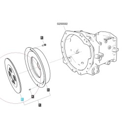 Disco de embrague / TRG250 / Tractor LS / N.° 40357206