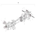 Set of gaskets for HST / TRG270 / LS Tractor / LS MT3.55 / LS MT3.57 / LS MT3.60 gearbox / no. 40375984