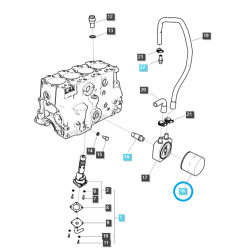 Motorölfilter / EGQ140 / LS Traktor 40409065
