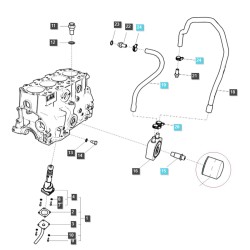 Filter motorového oleja / Q140 / LS Traktor č
