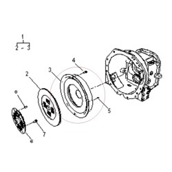 Přítlačný kotouč spojky / TRG250 / Traktor LS / Č. 40007667