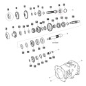 Roulement à billes / 25 x 62 x 17 mm / A0863050 / Tracteur LS / N° 40012715