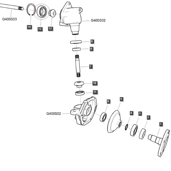 Ball Bearing / A0862070 / LS Tractor No. 40012709