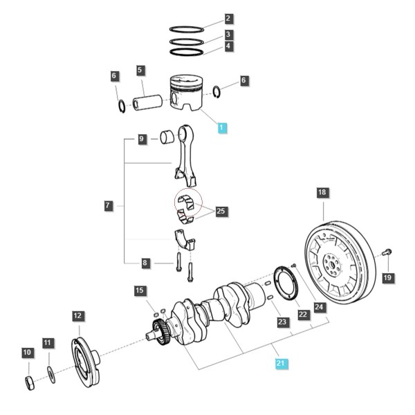 Knuckle joint / LS MT3.35 / LS MT3.40 / LS MT3.50 / LS MT3.60 / EGQ120 / 40265559