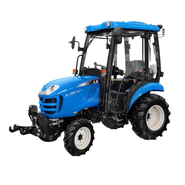 LS Tractor XJ25 HST with cab and front three-point suspension system