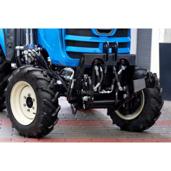 LS Tractor XJ25 HST with cab and front three-point suspension system