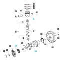 Pierścień tłoka / MT3.35 / LS MT3.40 / LS MT3.50 / LS MT3.60 / EGQ120 / nr 40265556 | Traktor.com.pl