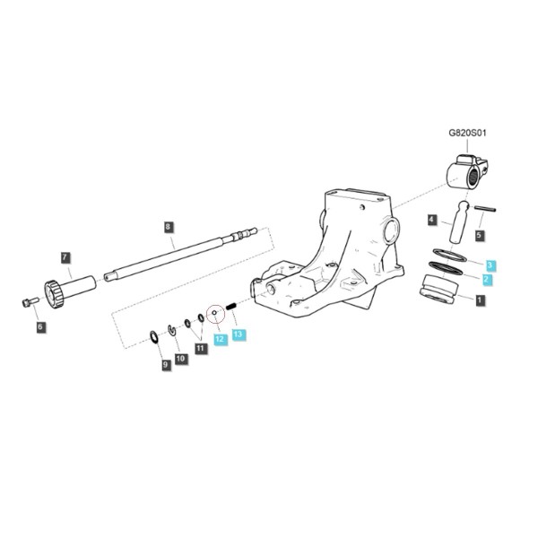 Shaft spring ball / LS XJ25 / LS MT1.25 / A067A006 / no. 40012756