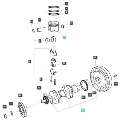 Piestny krúžok / MT3.35 / LS MT3.40 / LS MT3.50 / LS MT3.60 / EGQ120 / nr 40265555