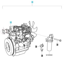 Schalldämpferdichtung Ø 45/70 x 70 mm / LS MT1.25 / TRG010-YM / 119515-13200 / 40350130