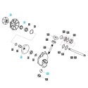 Abstandhalter 54 x 44 x 0,30 mm / LS MT3,35 / LS MT3,40 / TRG400 / 40188667